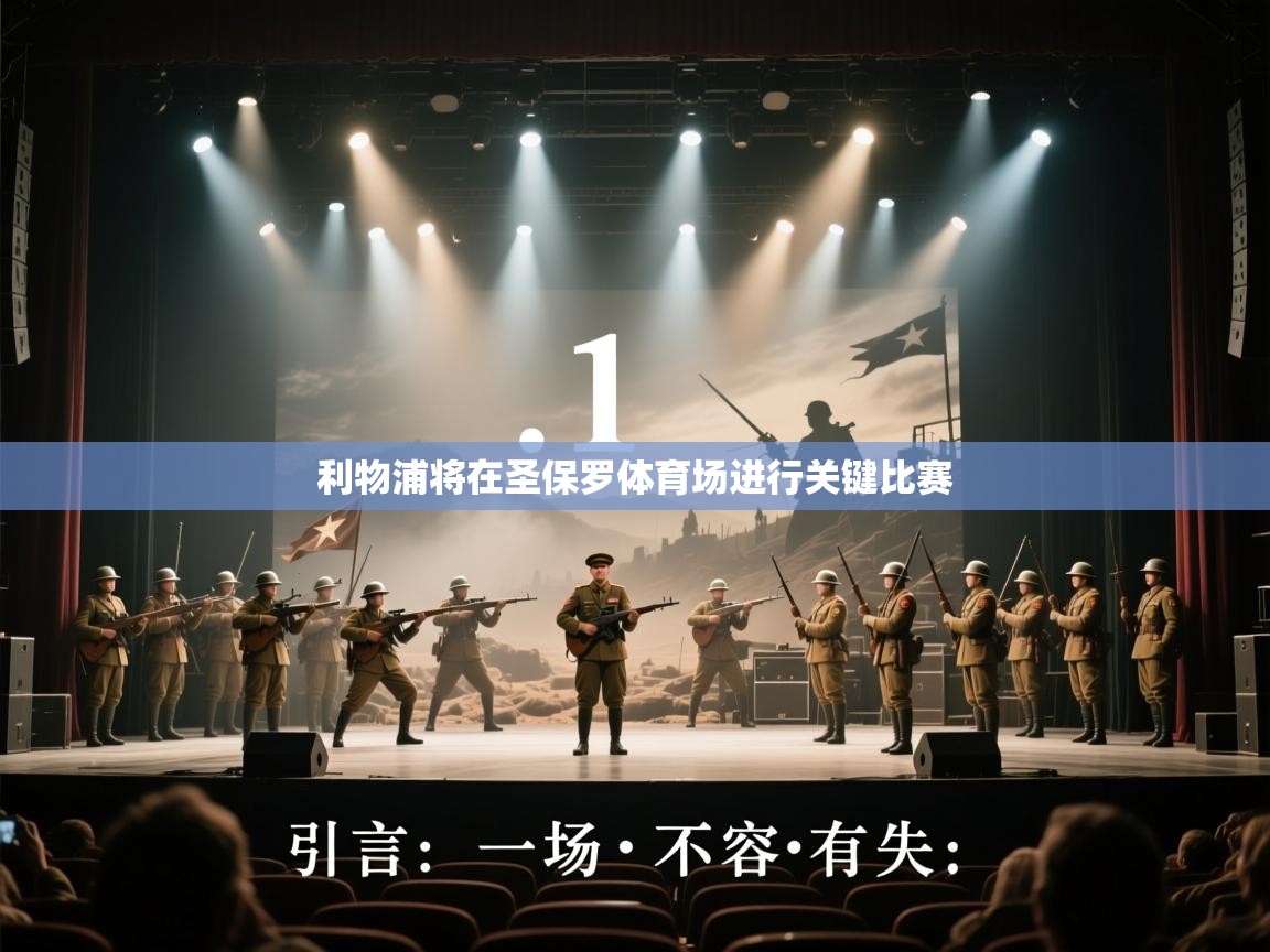 利物浦将在圣保罗体育场进行关键比赛